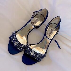 Badgley Mischka Navy Size 7